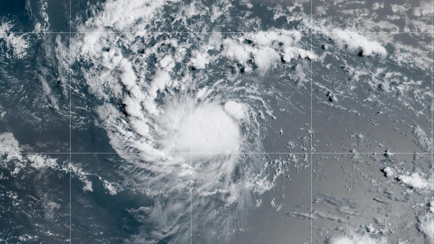 Erin a day away from becoming a hurricane, forecasters say